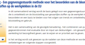 Onderzoeksrapport over blootstelling aan gevaarlijke stoffen op het werk
