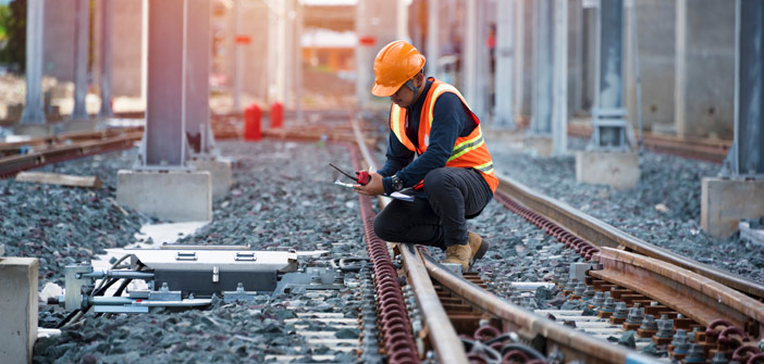 HSE werken aan spoor